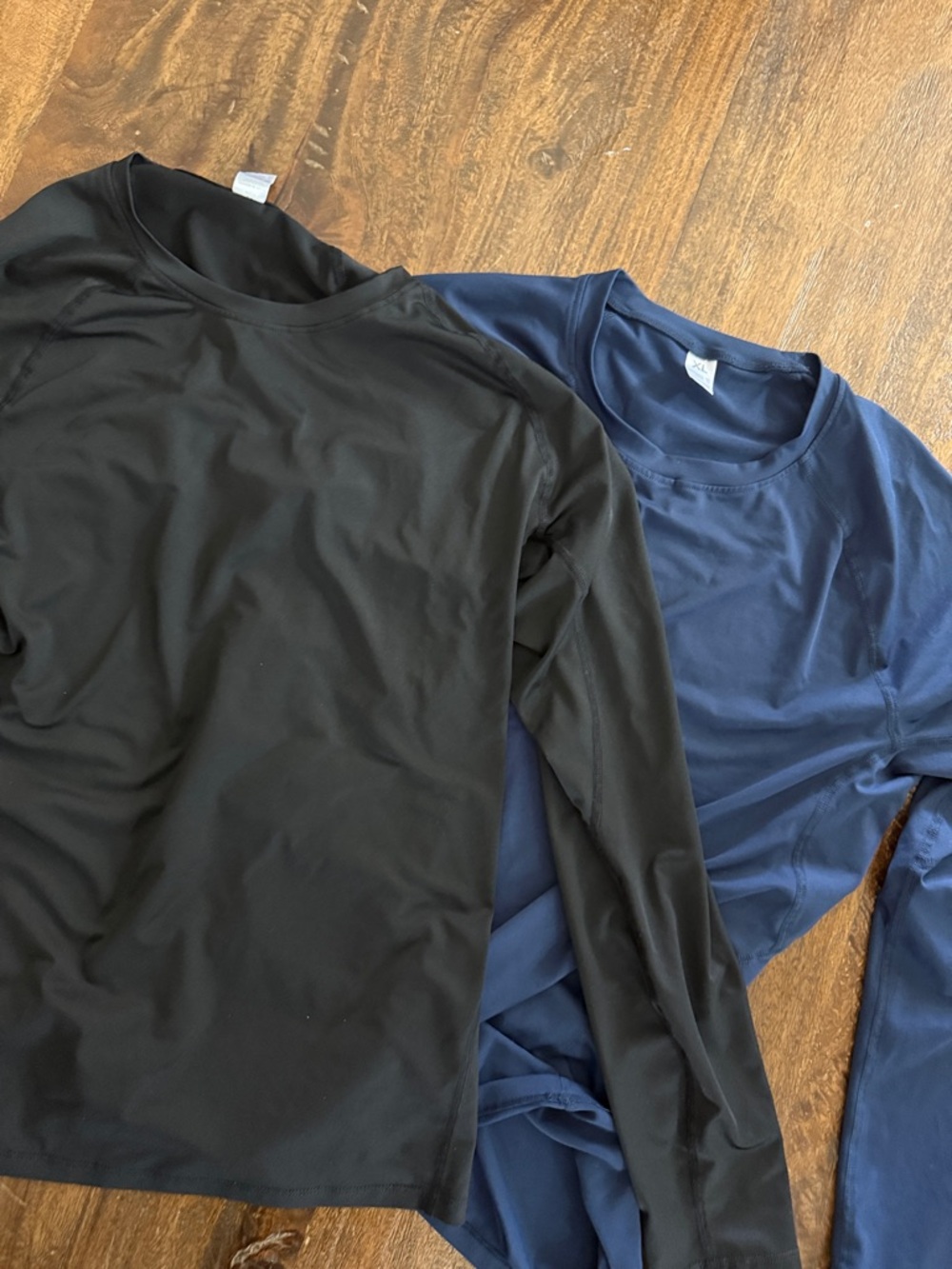 Amazon Black and Navy Long-Sleeve Performance Tee